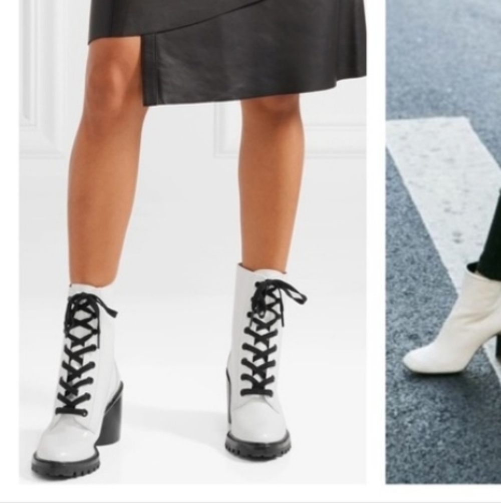 Marc Jacobs White Ryder Laceup Size 10 NWTs